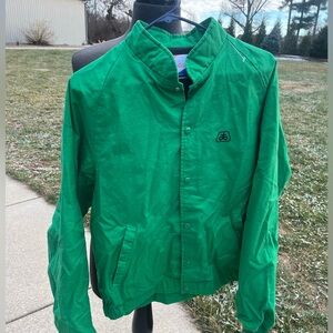 Vintage Pioneer seed corn farmer work jacket green men’s large